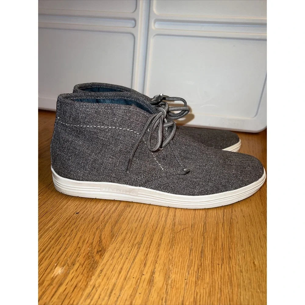 BEN SHERMAN PAYTON DARK GREY‎ CHUKKA BOOT Mens Size 9
